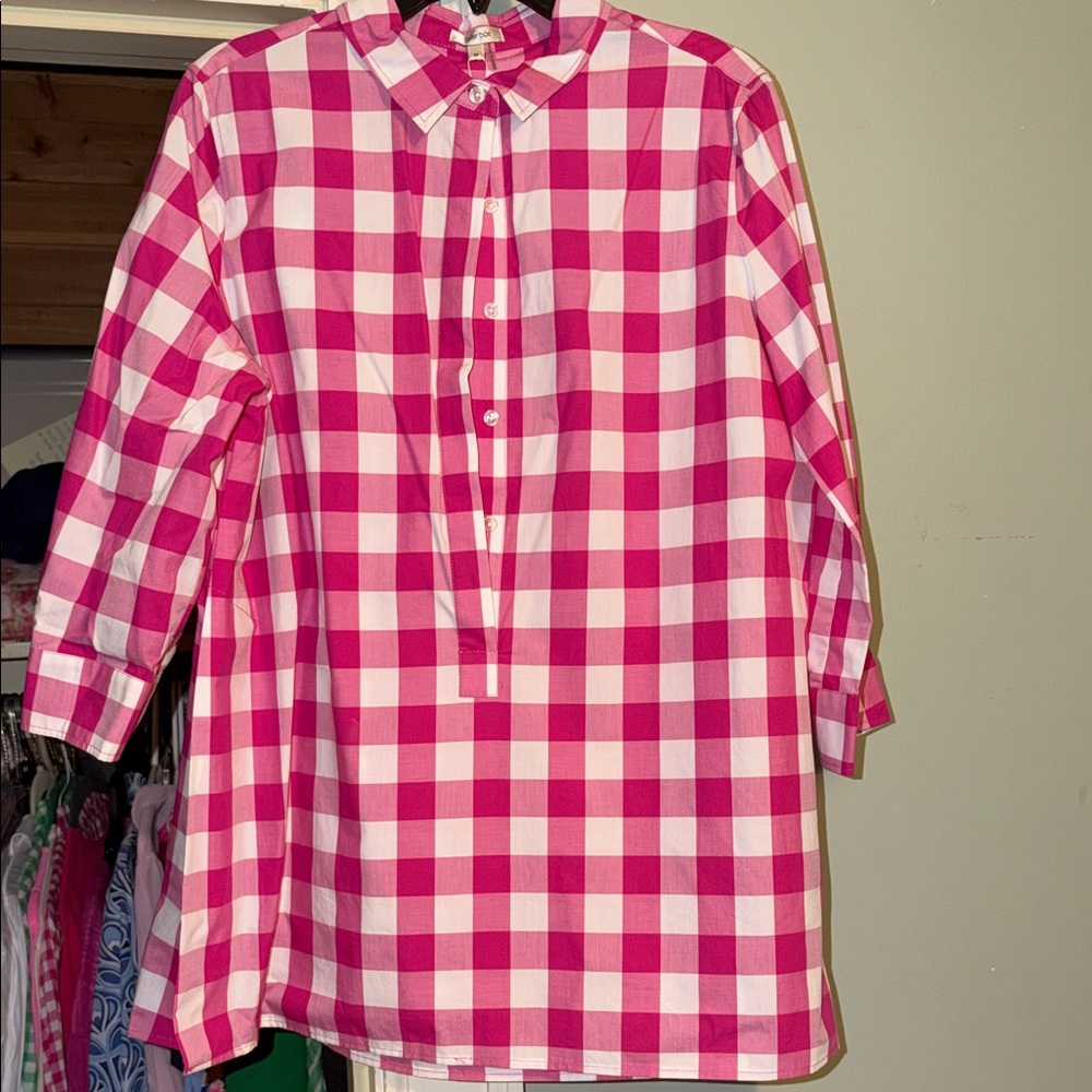 Tyler Boe Madison Gingham Tunic Medium